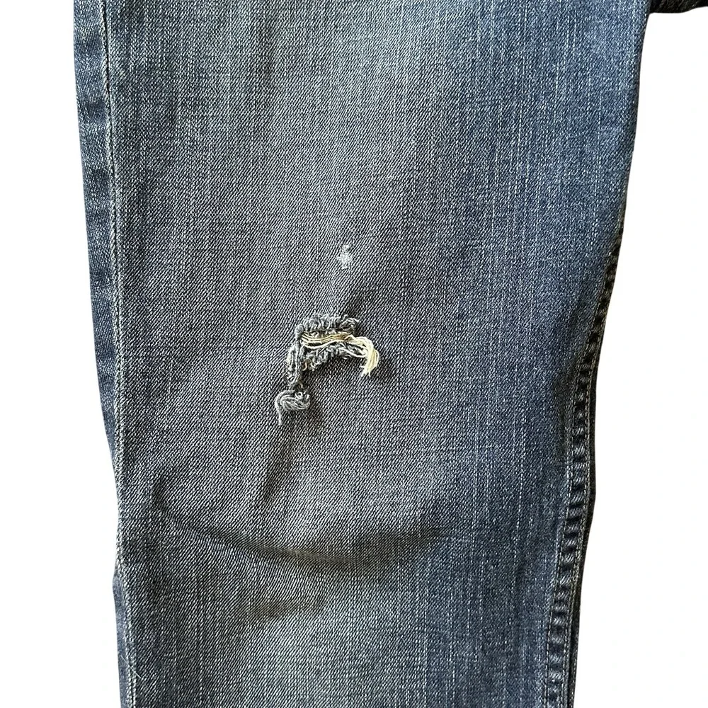 Levi's 511 Jeans Men's 34x32 Blue Dark Wash Regular Fit Straight Leg Modern Flaw
